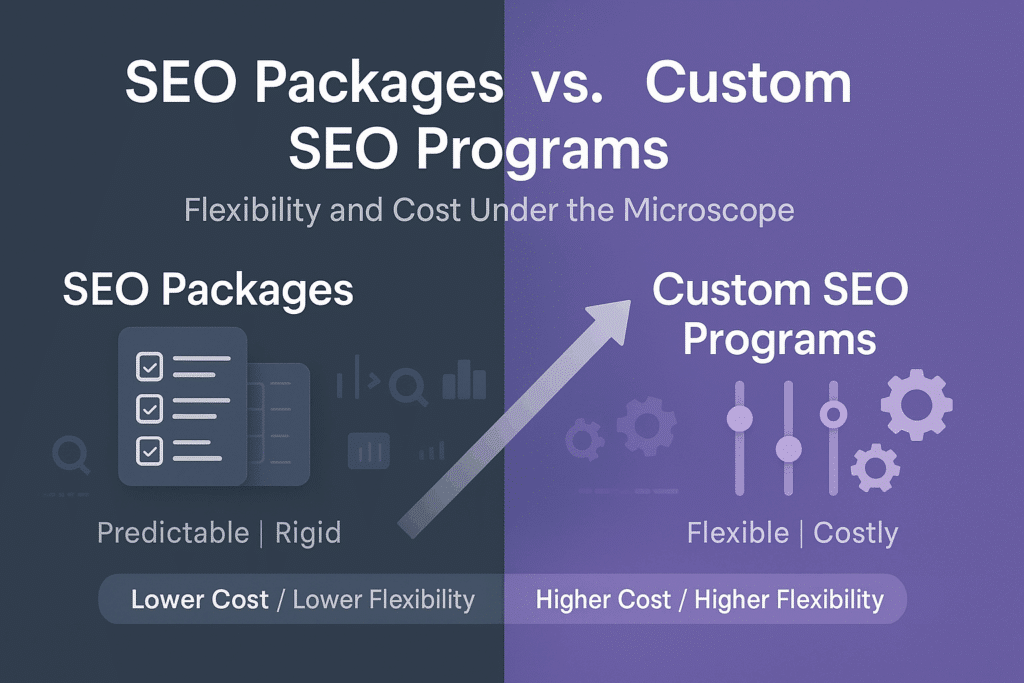 SEO Packages vs. Custom Programs